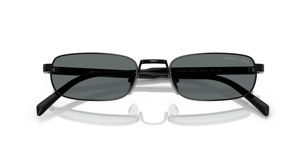 プラダサングラス54S Prada PR B54S M (54 - 20) with Grey lenses and Black frame