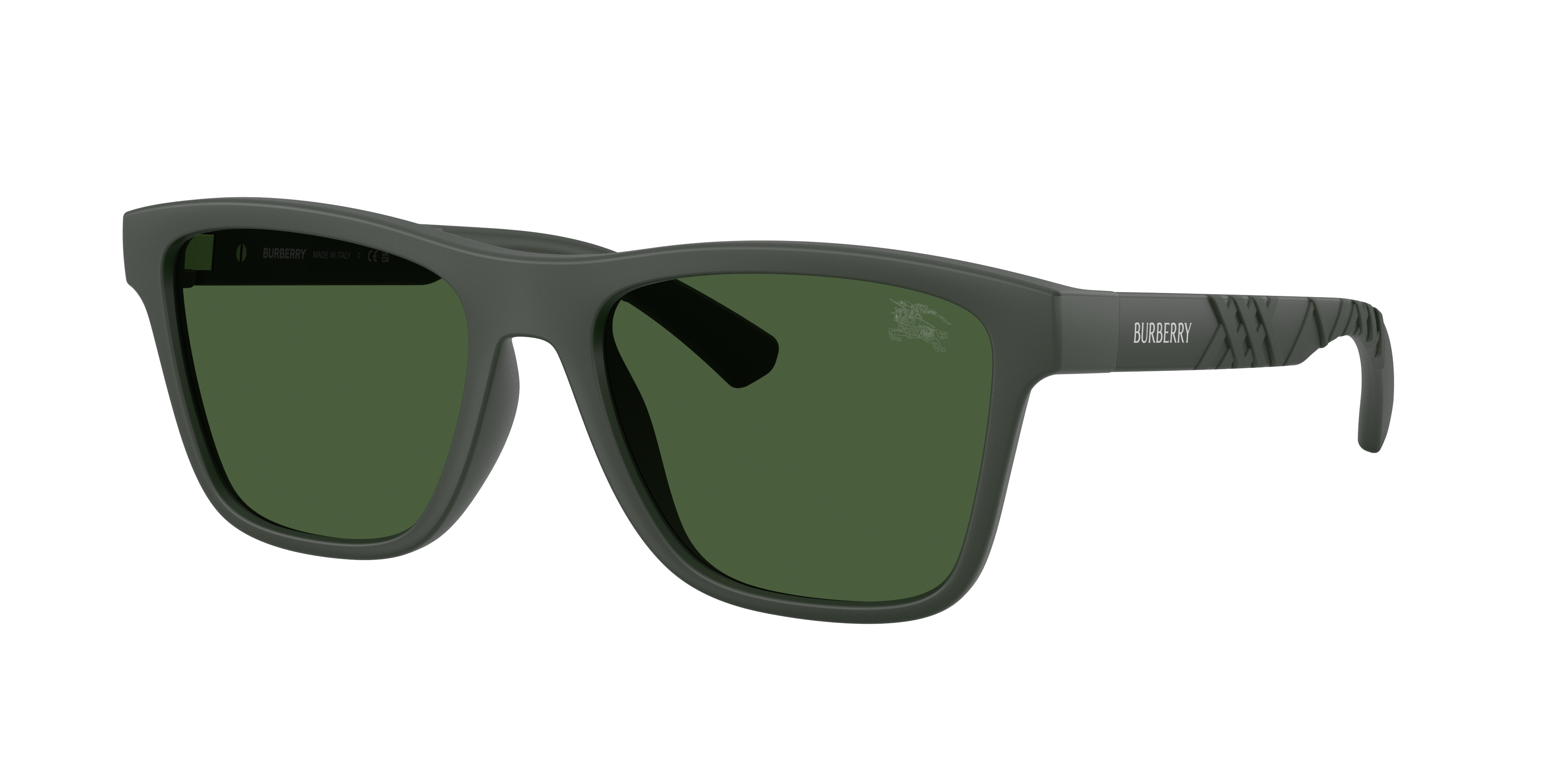 Burberry BE4482U XL (55 - 18) with Green lenses and Green frame