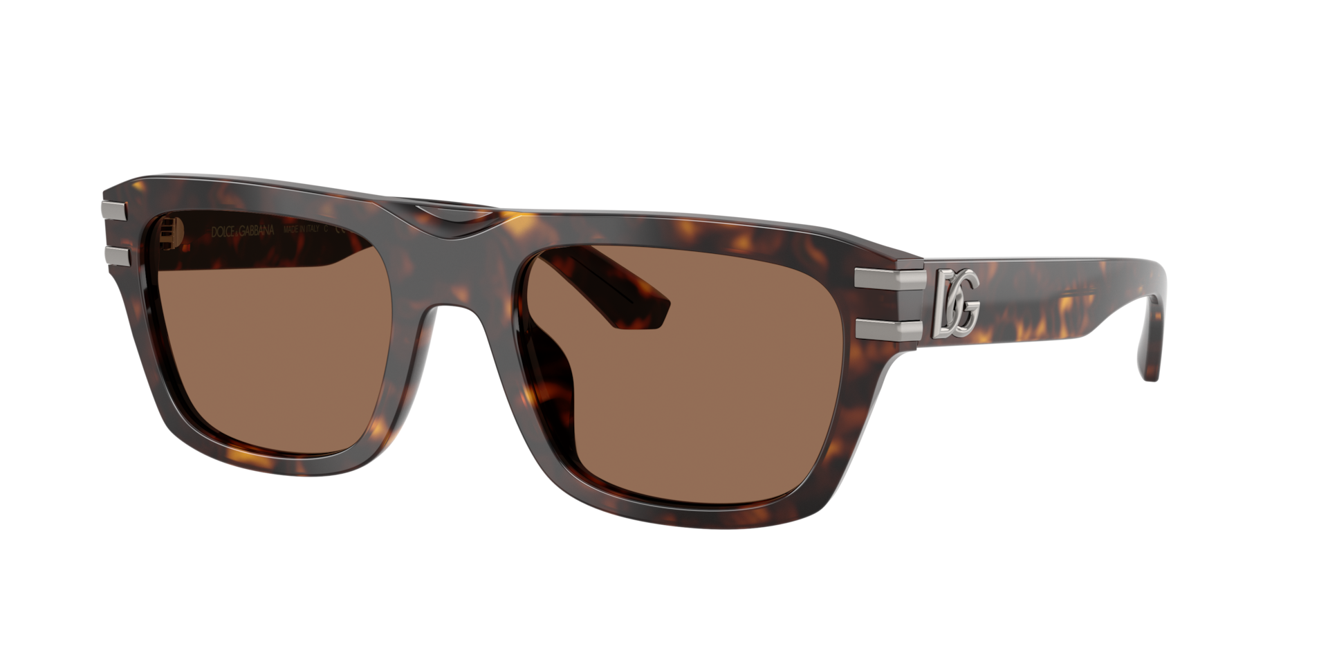 Dolce&Gabbana Man Sunglass DG4496 -  Frame color: Havana, Lens color: Dark Brown