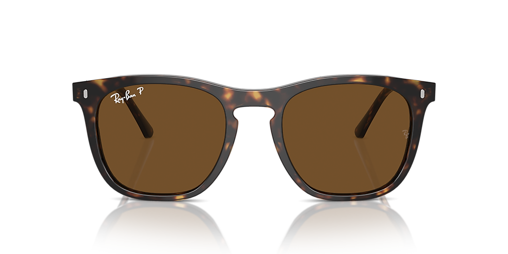 RAY-BAN RB2210 Havana - Unisex Sunglasses, Brown Lens