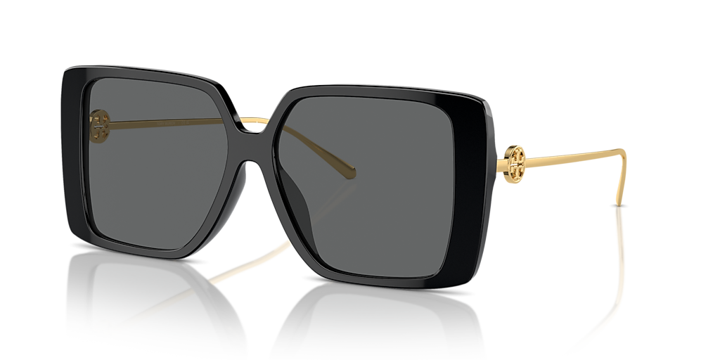 Tory Burch TY7205D L (56 - 14) with Grey lenses and Black frame