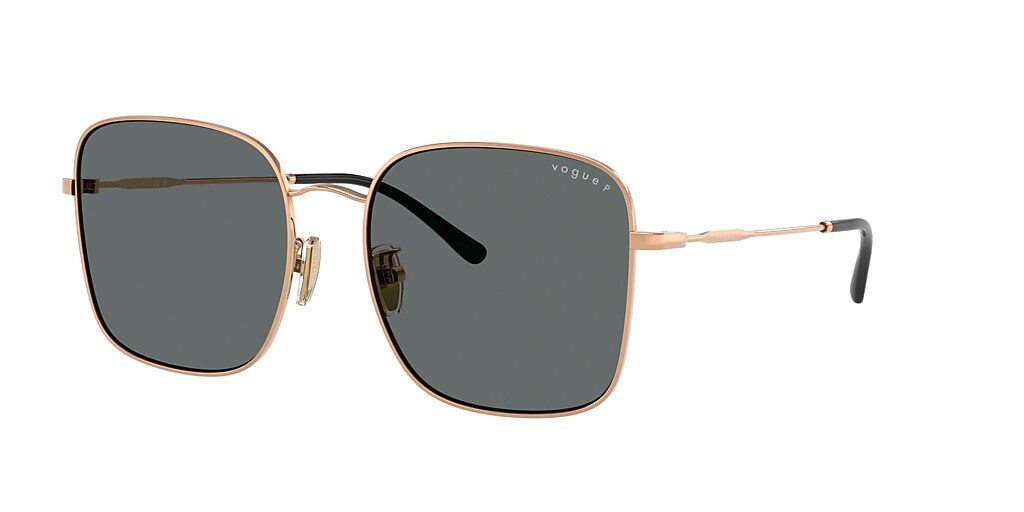 Vogue Eyewear VO4327SD 57 Dark Grey Polar & Rose Gold Polarized