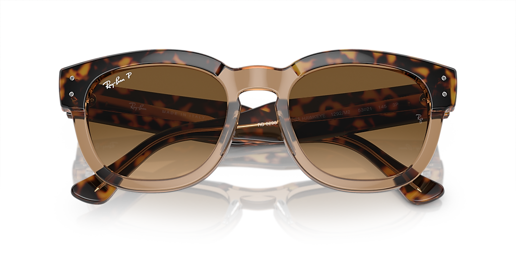 【Miico】Ray-Ban ブラウンサングラス Ray-Ban RB0298S Mega Hawkeye L (53 - 21) with Brown lenses