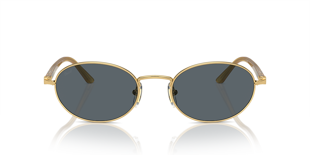 Persol PO1018S Ida XXL (55 - 21) with Blue lenses and Gold