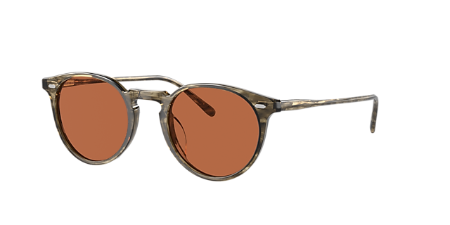 Oliver Peoples OV5529SU N.02 Sun 48 Kaki & Soft Olivgrün Bark  