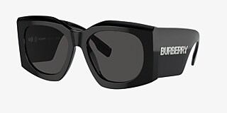 Burberry BE4388U Madeline 55 Dark Grey & Black Sunglasses 