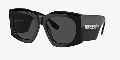 Burberry BE4388U Madeline 55 Dark Grey & Black Sunglasses 
