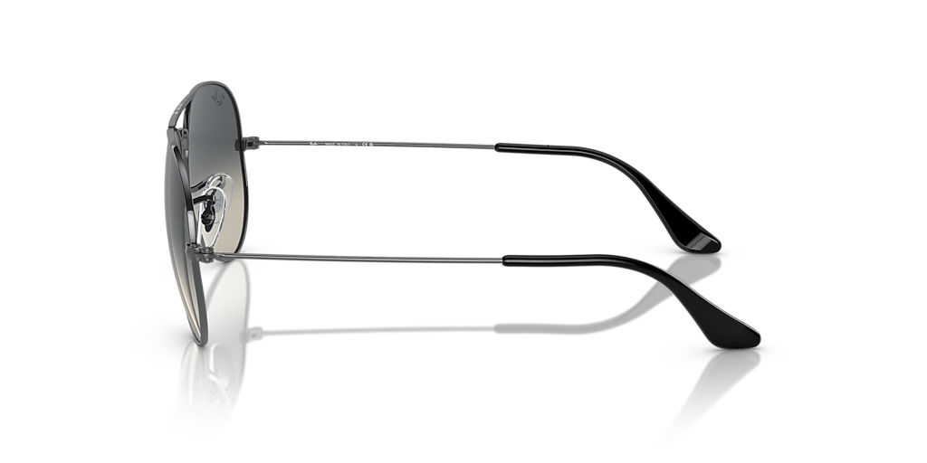 RAY-BAN RB3025 Aviator Gradient Gold - Sunglasses, Light Brown Lens