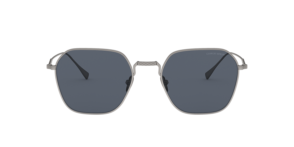 GIORGIO ARMANI AR6104 Matte Gunmetal - Men Sunglasses, Grey Lens