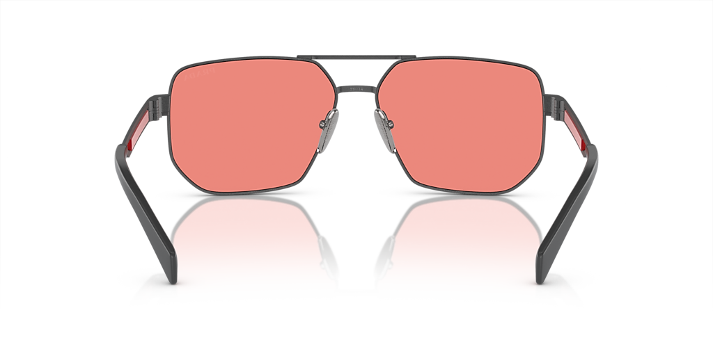 Prada Linea Rossa PS 51ZS XL (59 - 14) with Pink lenses and Grey