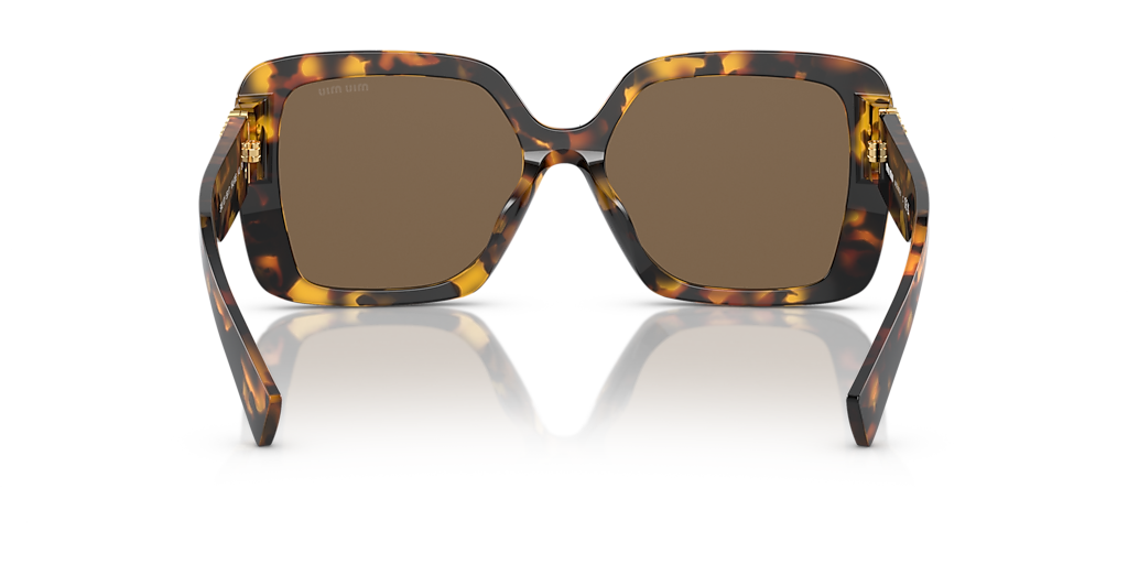♡milu♡ Miu Miu MU 56ZS L (56 - 17) with Brown lenses and Gold frame