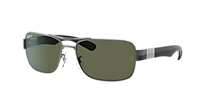 RAY-BAN RB3522 Arista Gold - Men Sunglasses, Brown Gradient Lens