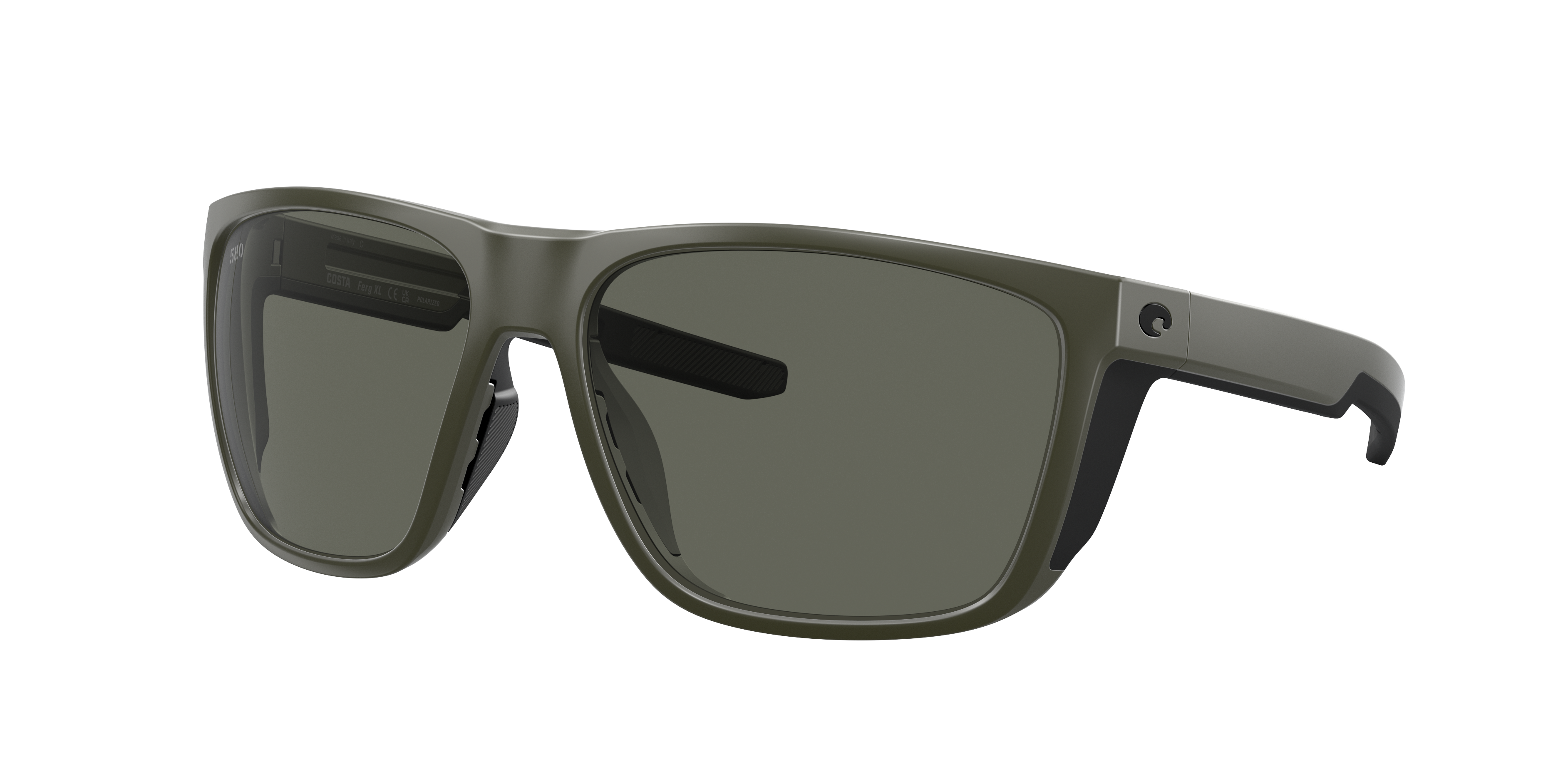 Costa 6S9012 Ferg XL XXL (62 - 16) with Grey lenses and Green