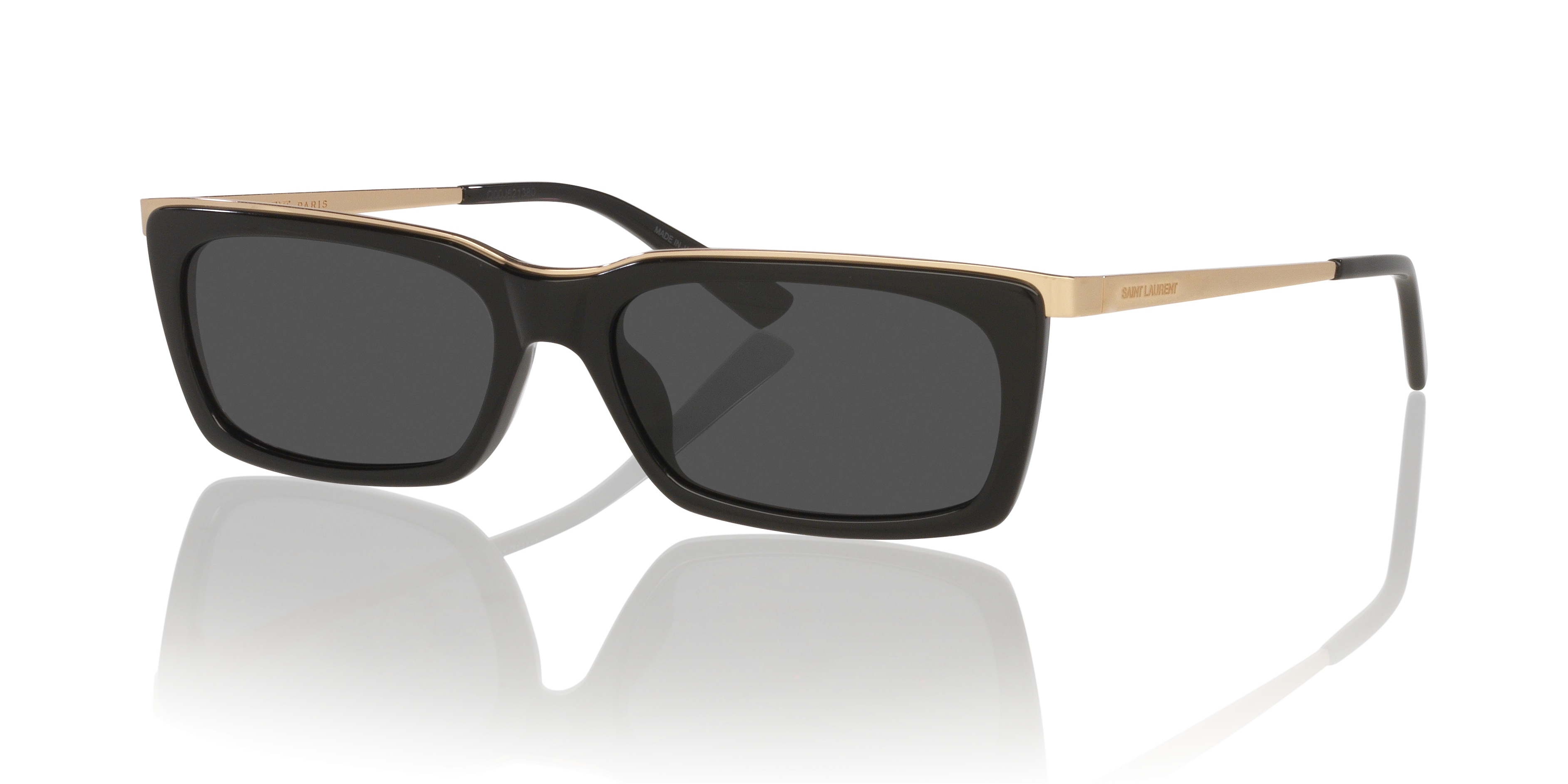 Saint Laurent SL 766 L (57 - 17) with Black lenses and Black