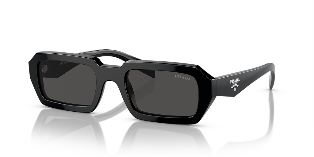 Prada PR A12SF M (54 - 19) with Grey lenses and Black frame