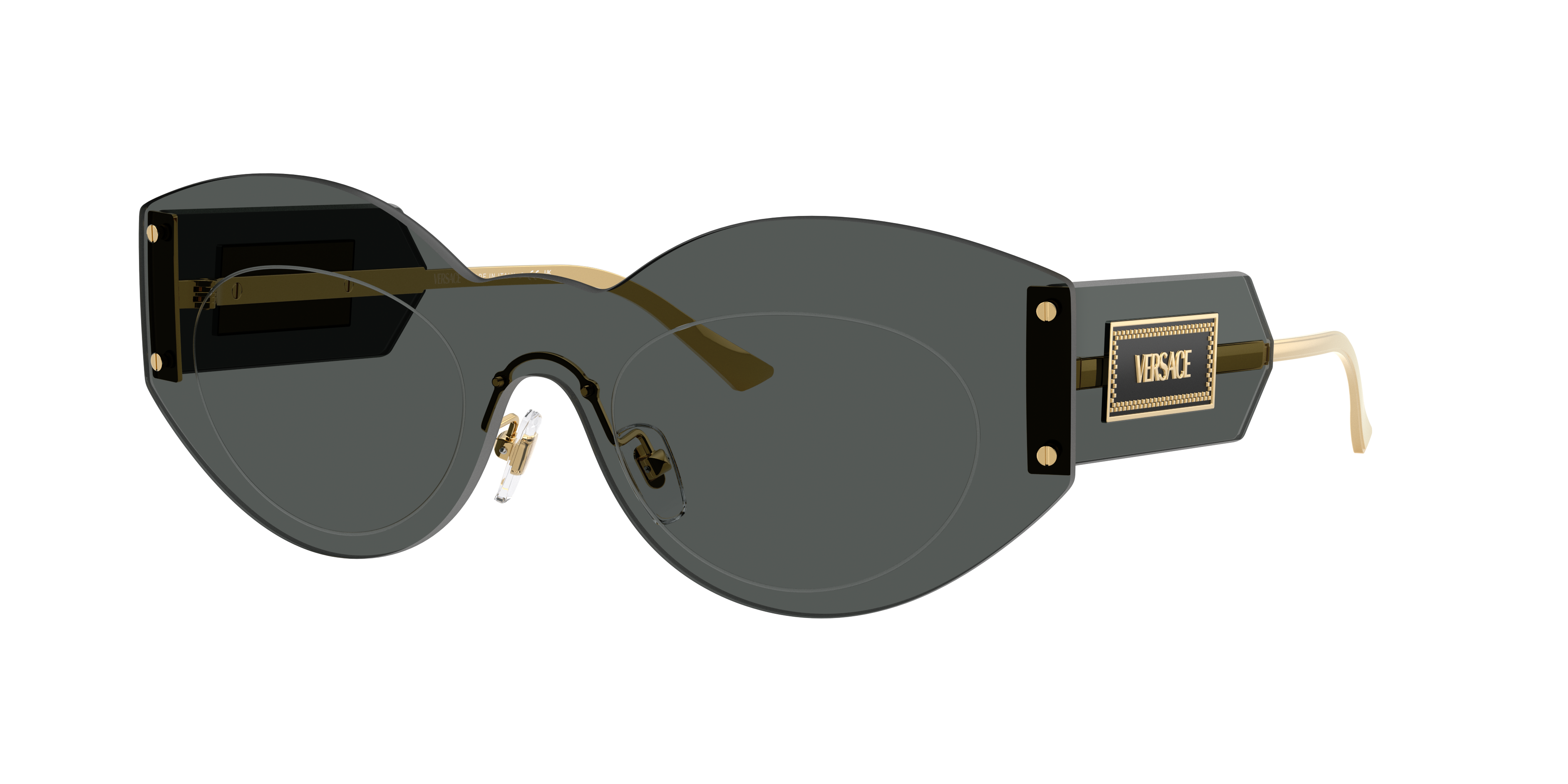 Versace Femme Sunglass VE2276 - Couleur du Monture: Gris foncé, Couleur de Lentille: Gris foncé
