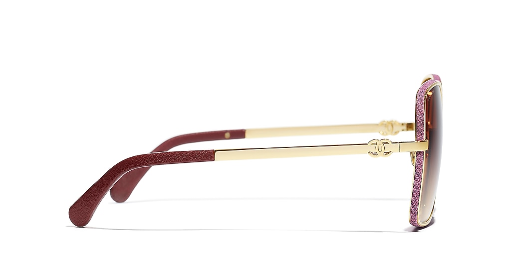 【CHANEL】春夏の大活躍アイテム★ロゴ サングラス CH4288Q Chanel Square Sunglasses CH4288Q XL (57 - 17) mit Orange