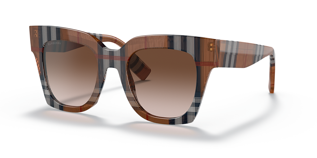 Burberry BE4364 Kitty M (49 - 21) with Brown lenses and