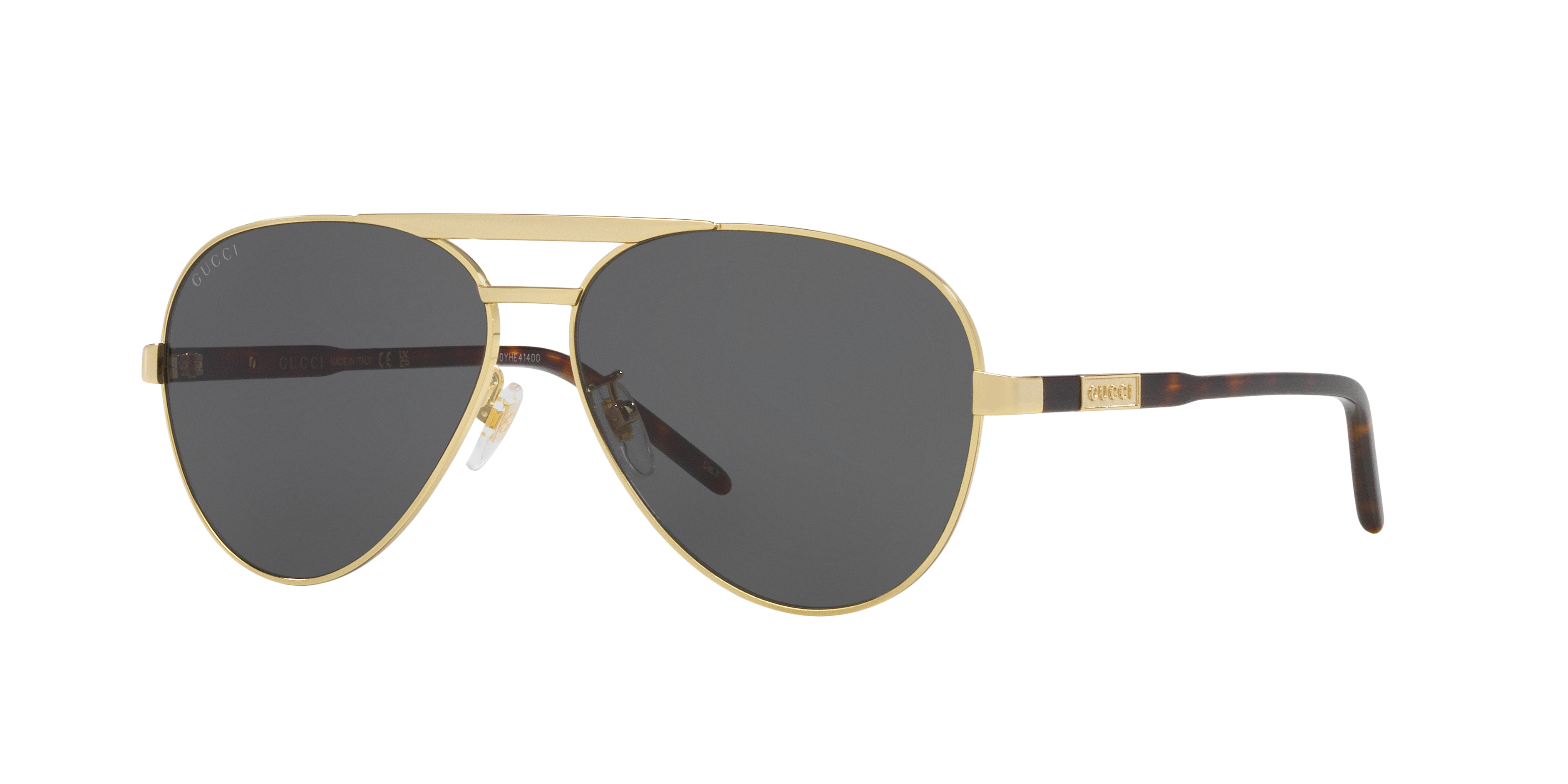 Gucci GG1163S XL (60 - 13) with Brown lenses and Gold frame
