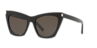 SAINT LAURENT SL 214 Kate Tortoise - Women Sunglasses, Purple Lens