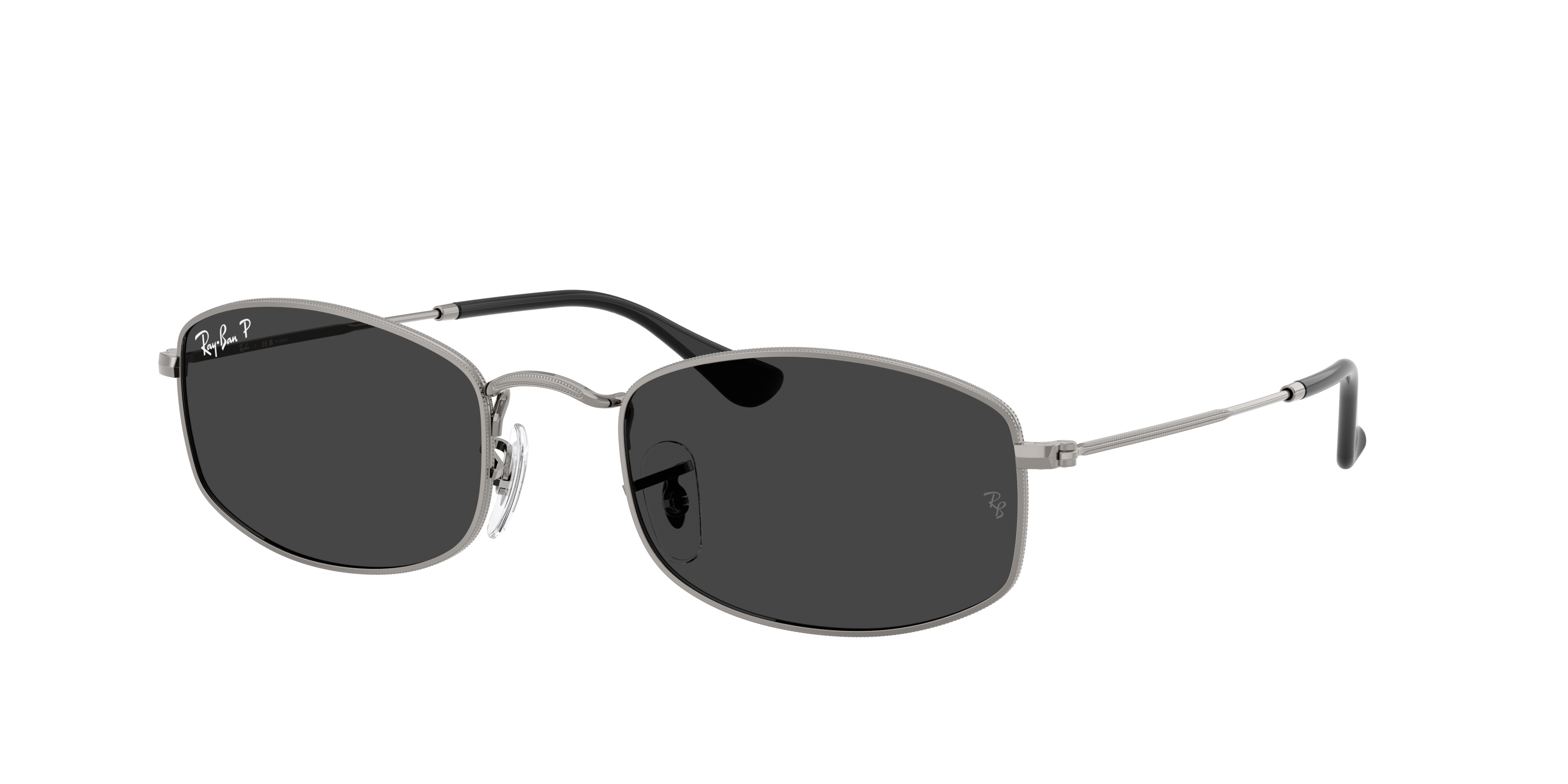 Ray-Ban RB3832 XL (55 - 21) with Black lenses and Grey frame