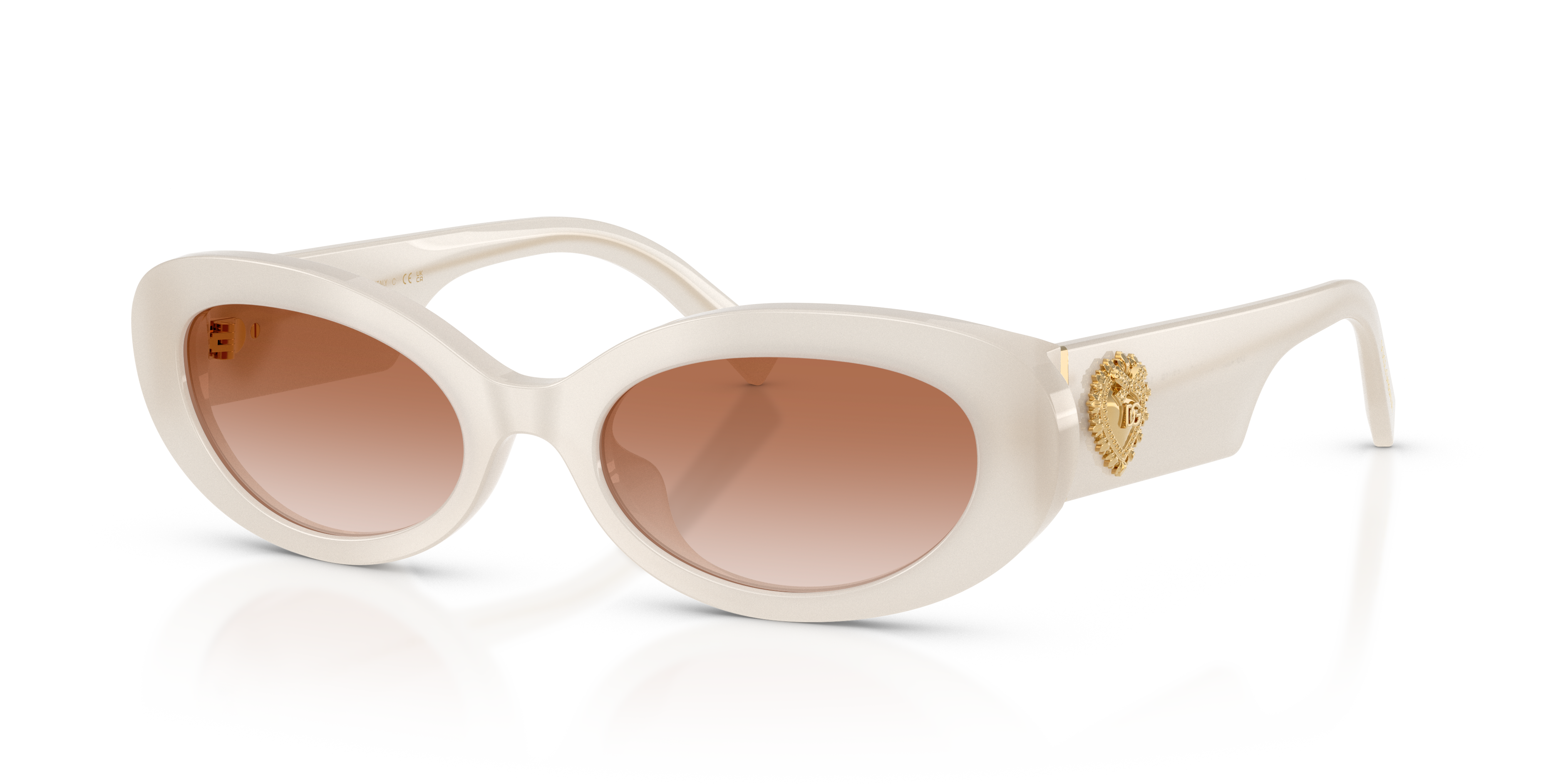 Dolce&Gabbana DG4537 S (53 - 19) with Pink lenses and White frame