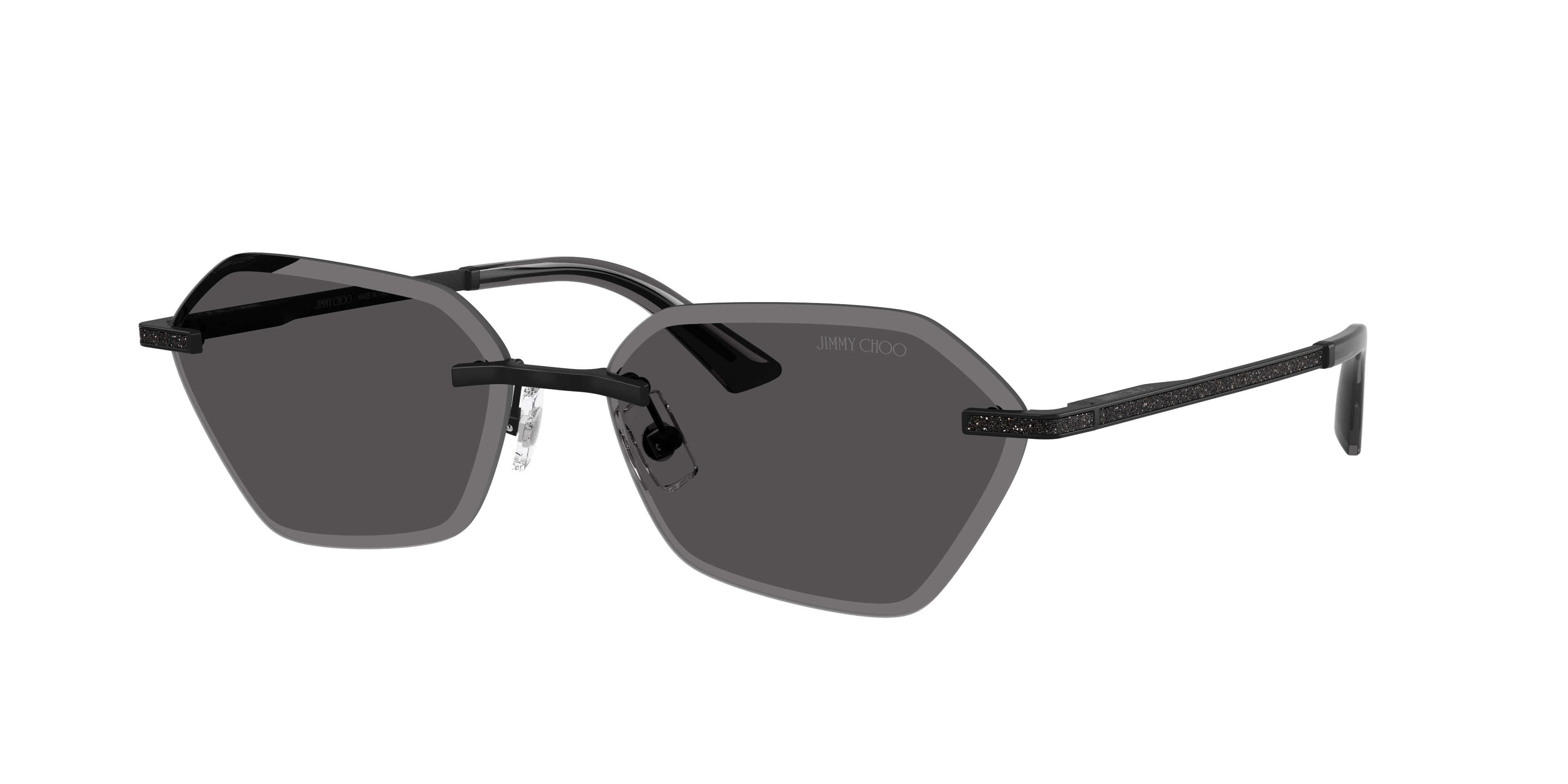 Jimmy Choo Woman Sunglass JC4022J -  Frame color: Matte Black, Lens color: Dark Grey