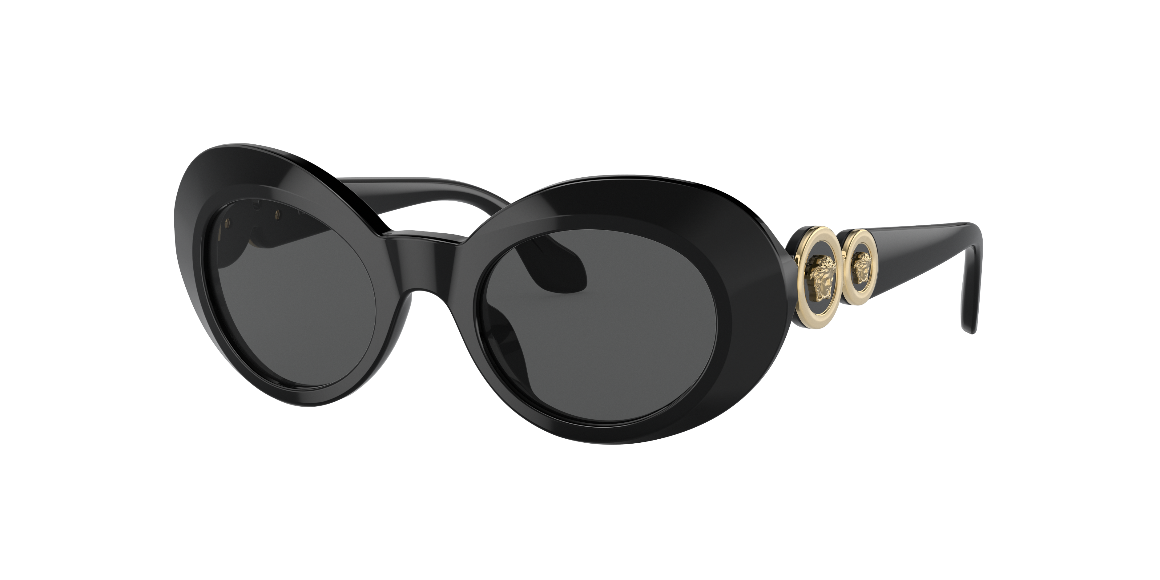 Versace  Sunglass Kids - Couleur du Monture: Noir, Couleur de Lentille: Gris foncé