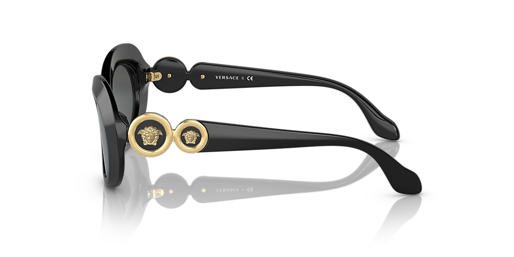 vajyu Versace VK4428U Kids M (45 - 20) with Grey lenses and Black