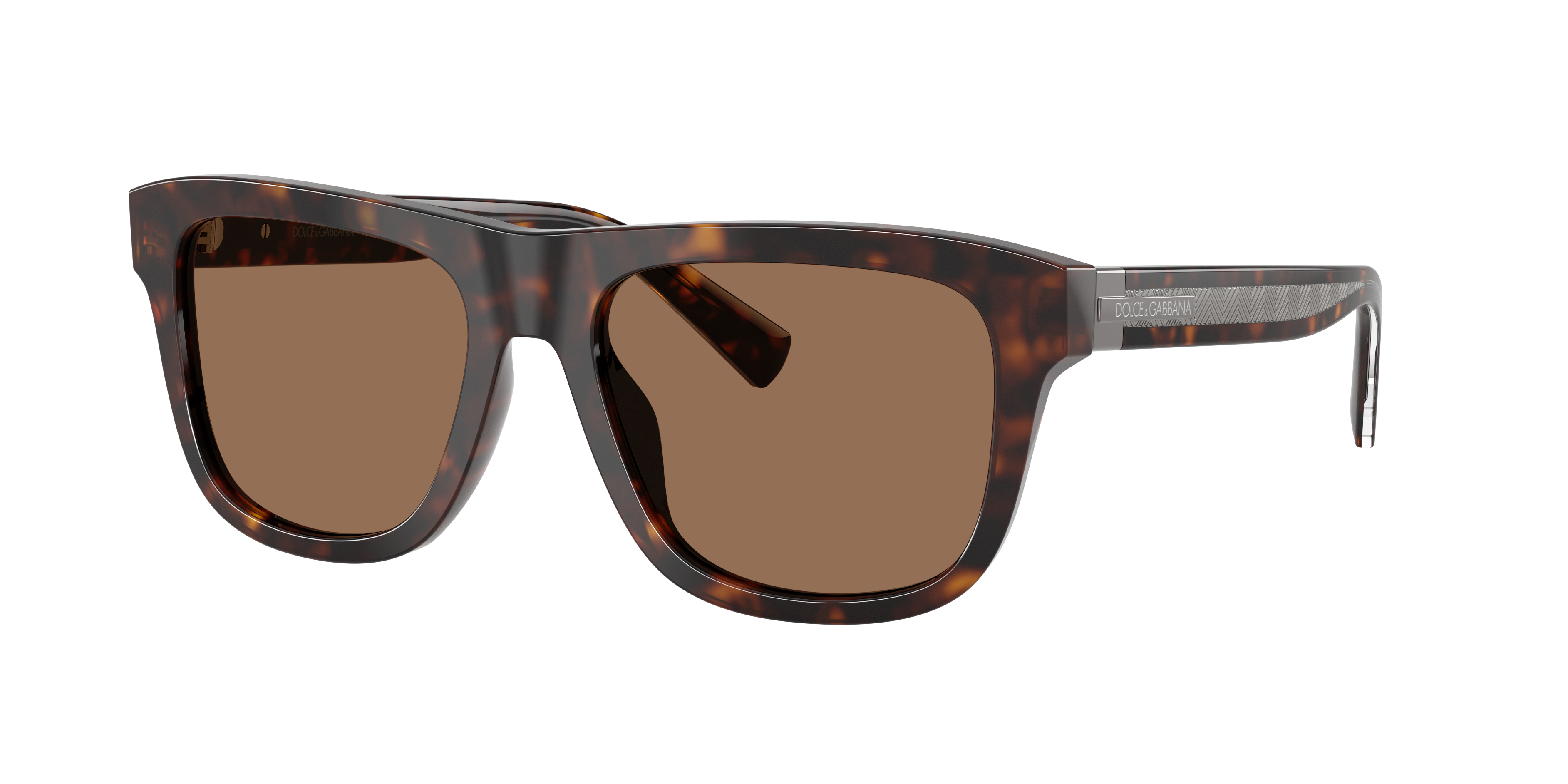 Dolce&Gabbana Man Sunglass DG4545 -  Frame color: Havana, Lens color: Dark Brown