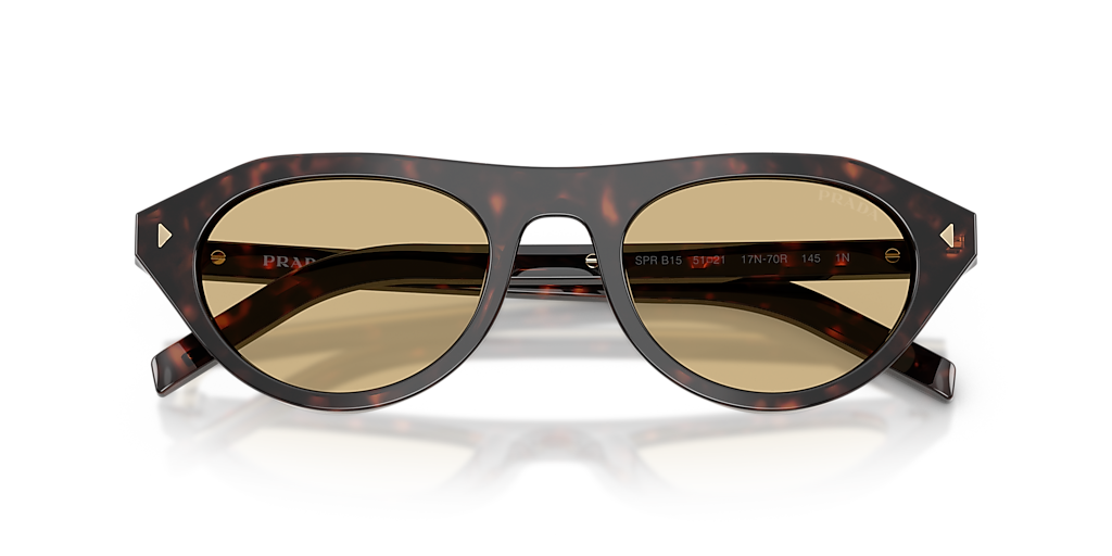 Prada PR B15S M (51 - 21) with Brown lenses and Tortoise