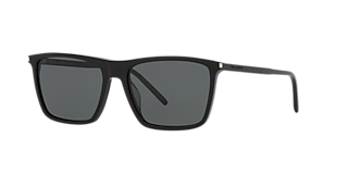 Saint Laurent SL 753 L (50 - 20) with Black lenses and Black frame