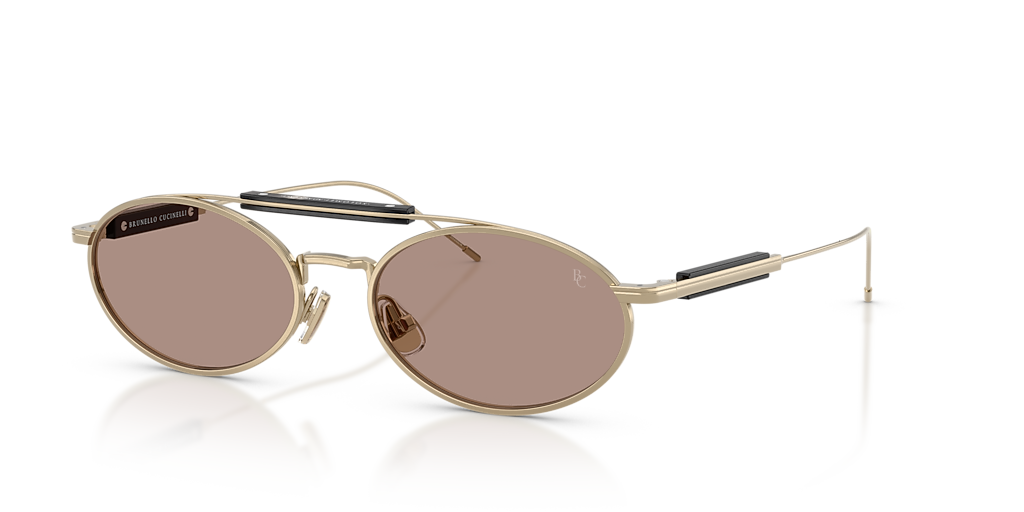 Brunello Cucinelli BC2013ST L (55 - 18) with Red lenses and Gold