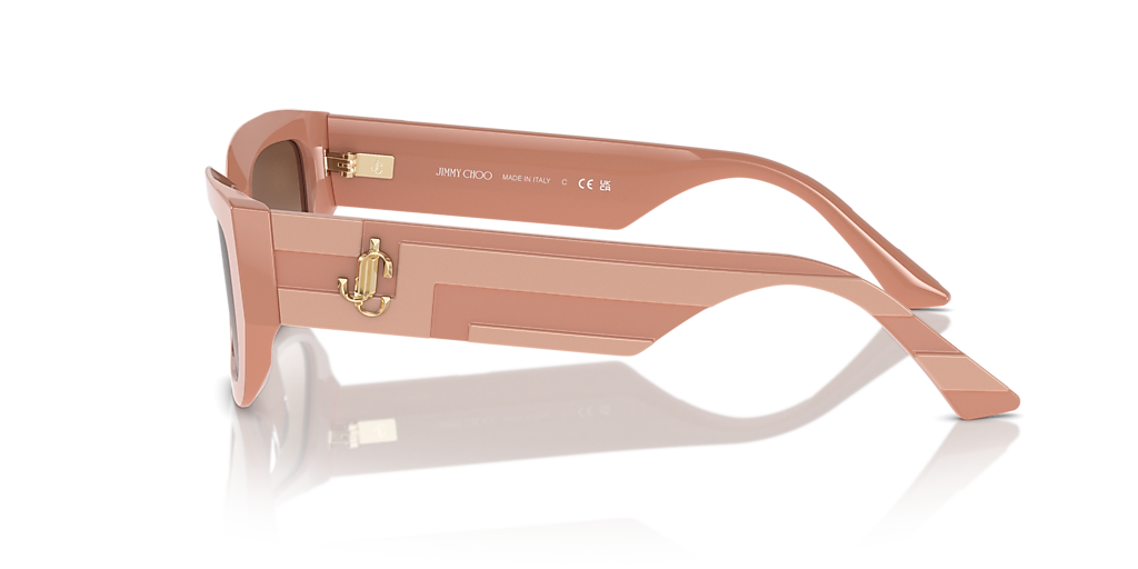 Jimmy Choo JC5017 M (55 - 17) with Brown lenses and Pink frame