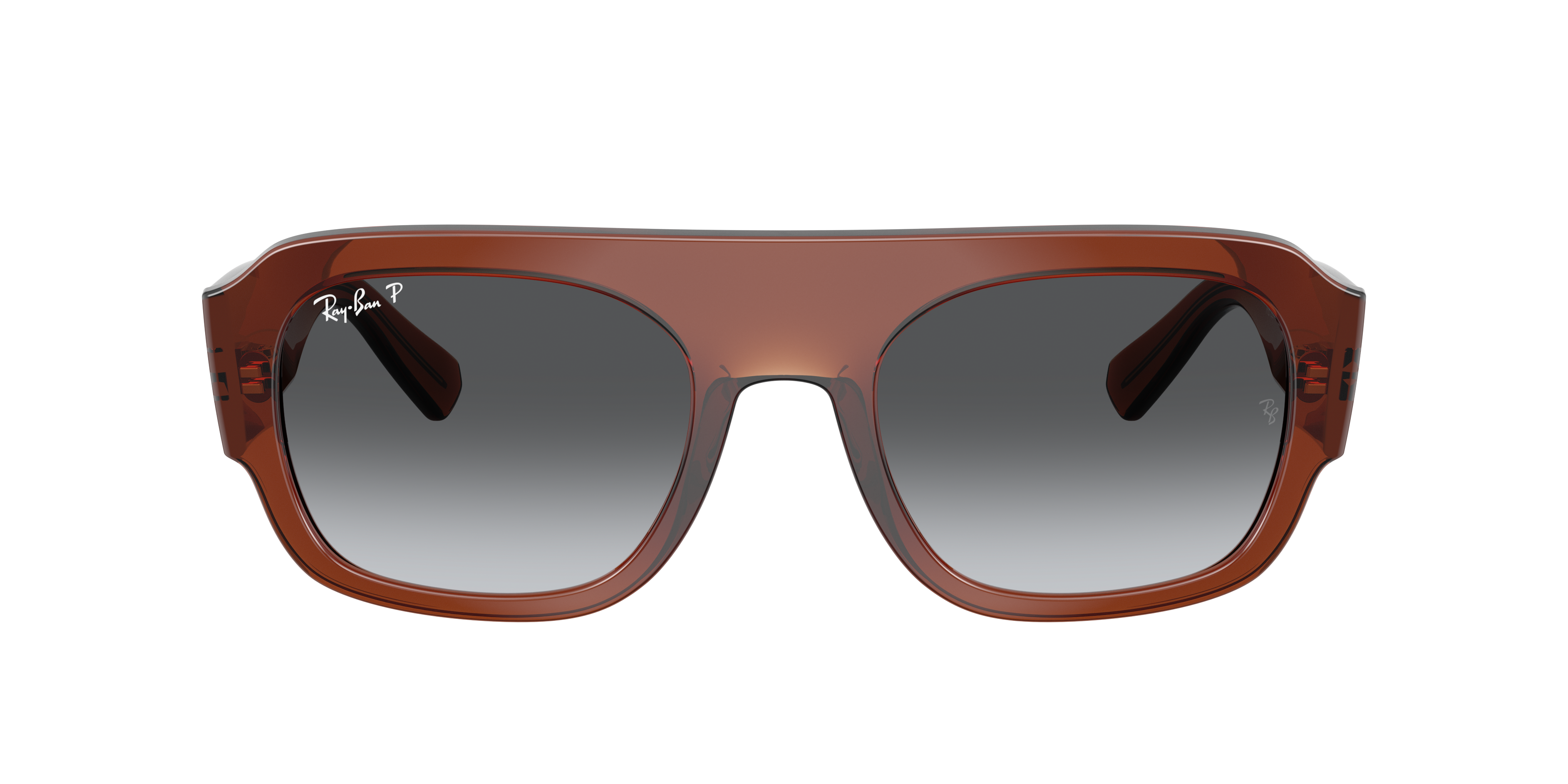 Ray Ban Geometric-frame Sunglasses In Brown