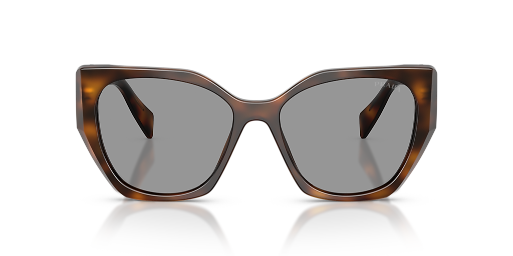PRADA PR 19ZS Black - Women Luxury Sunglasses, Dark Grey Lens