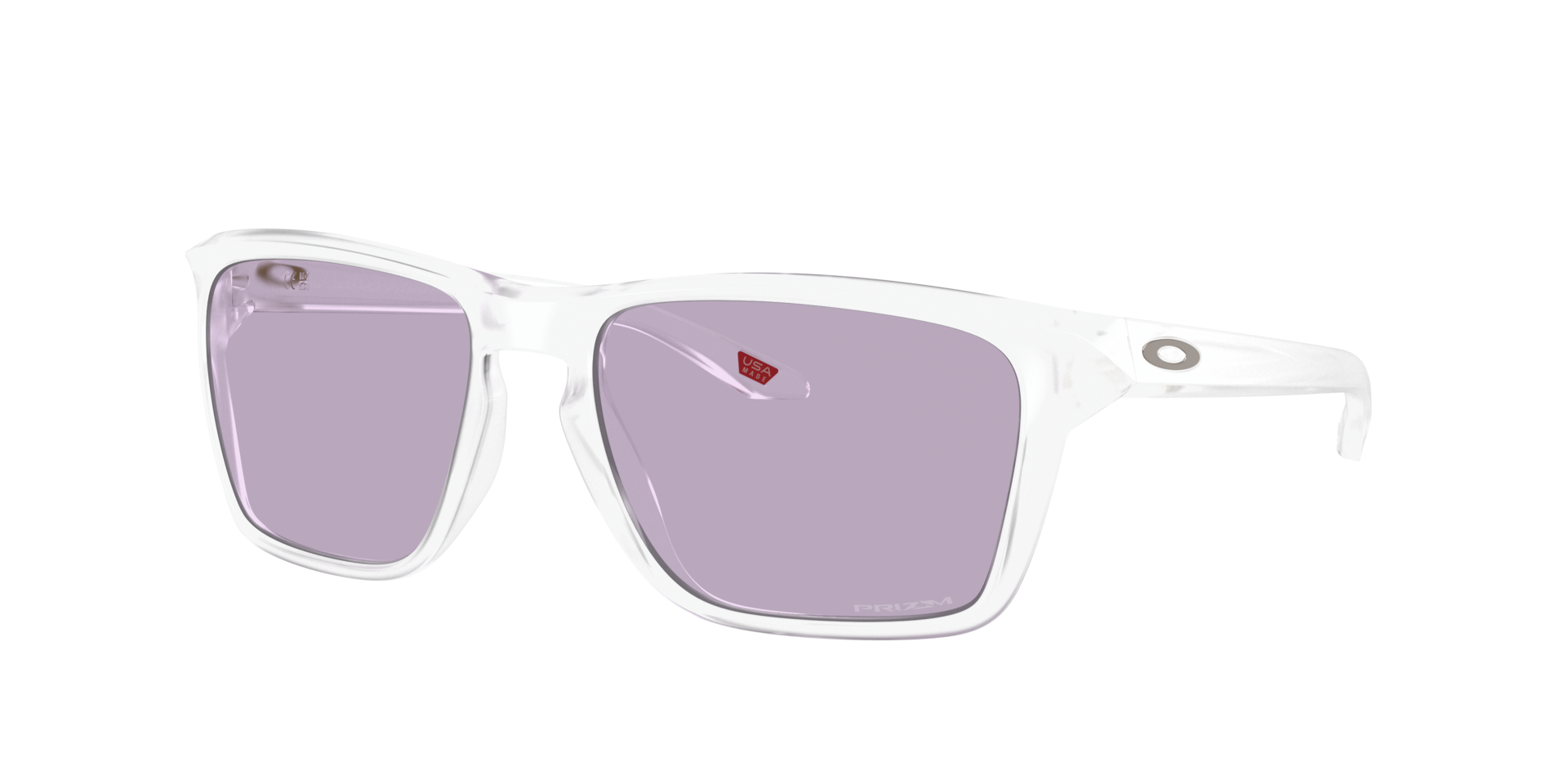 Oakley Man Sunglass OO9448 Sylas On The Green Collection -  Frame color: Matte Clear, Lens color: Prizm Slate