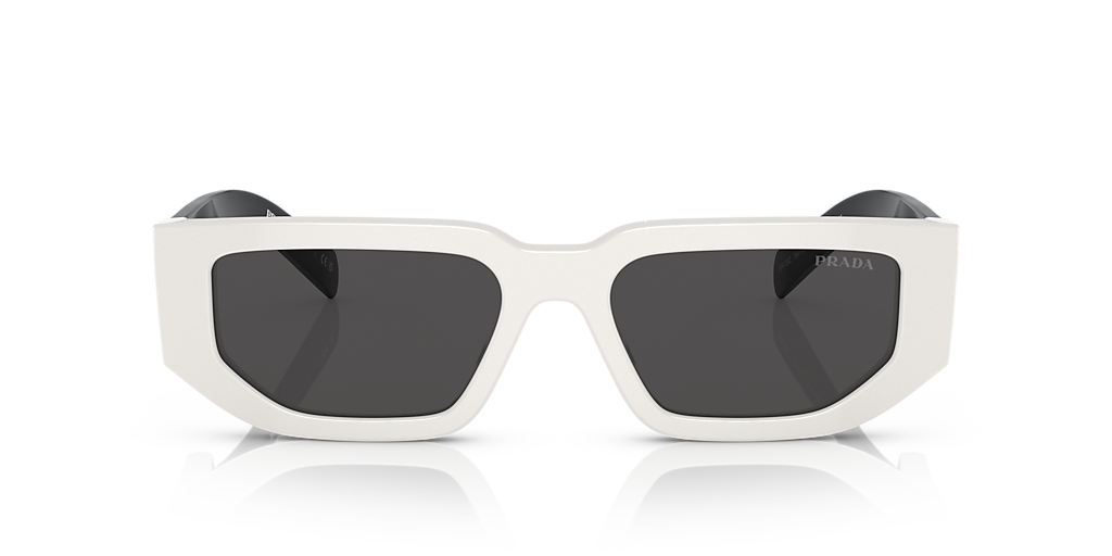 PRADA PR 09ZS Talc - Men Luxury Sunglasses, Dark Grey Lens