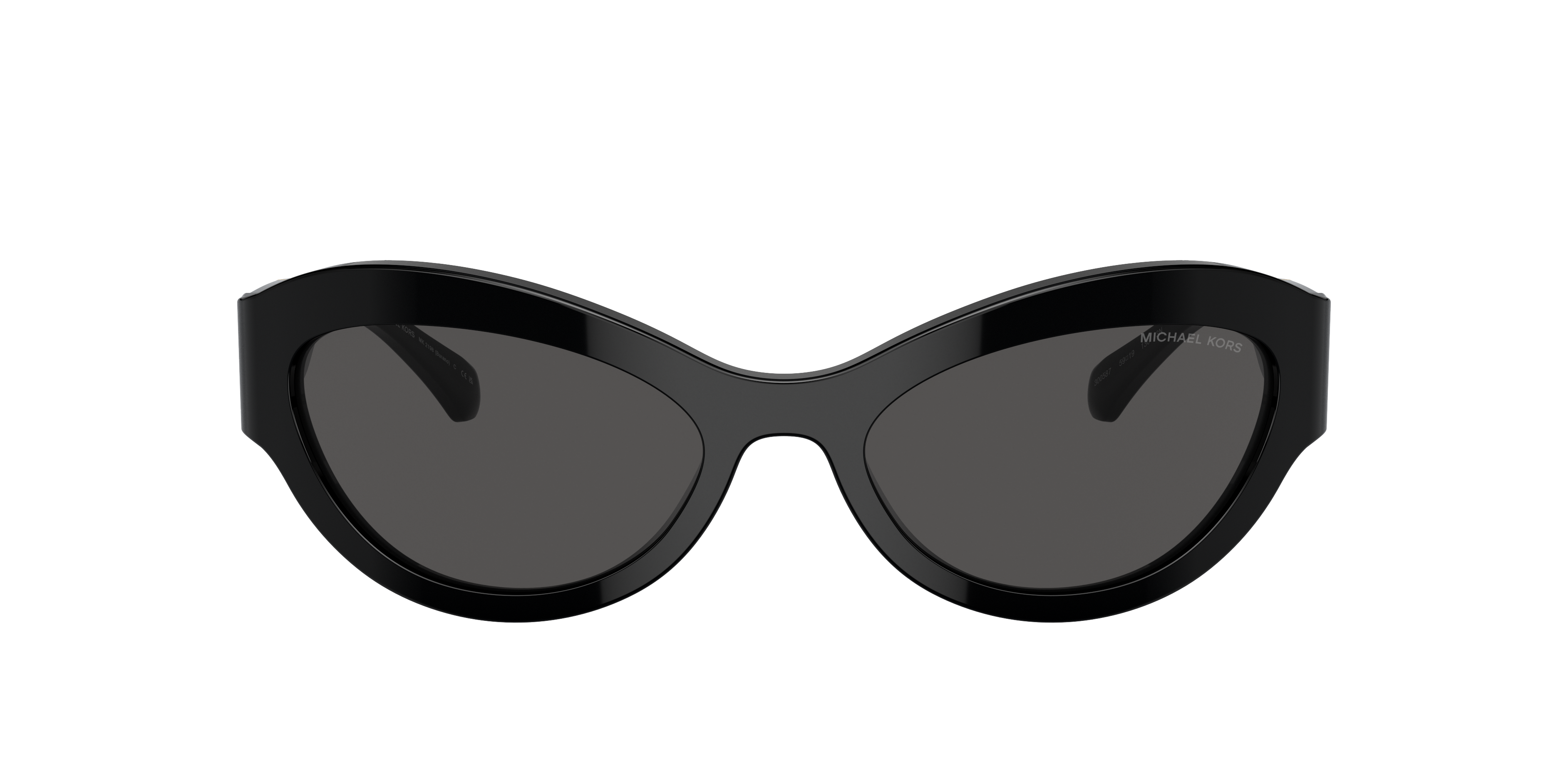 Michael Kors Burano Oval-frame Sunglasses In Black