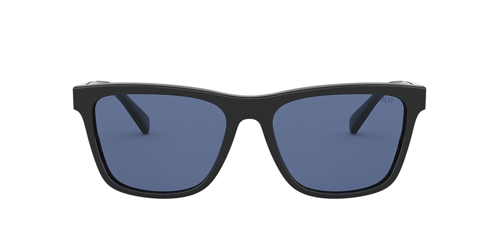 Polo Ralph Lauren PH4167 M (56 - 17) with Blue lenses and Black
