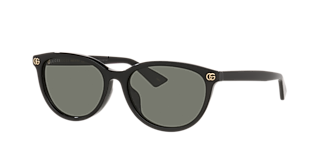Gucci GG1535S M (54 - 20) with Grey lenses and Black frame