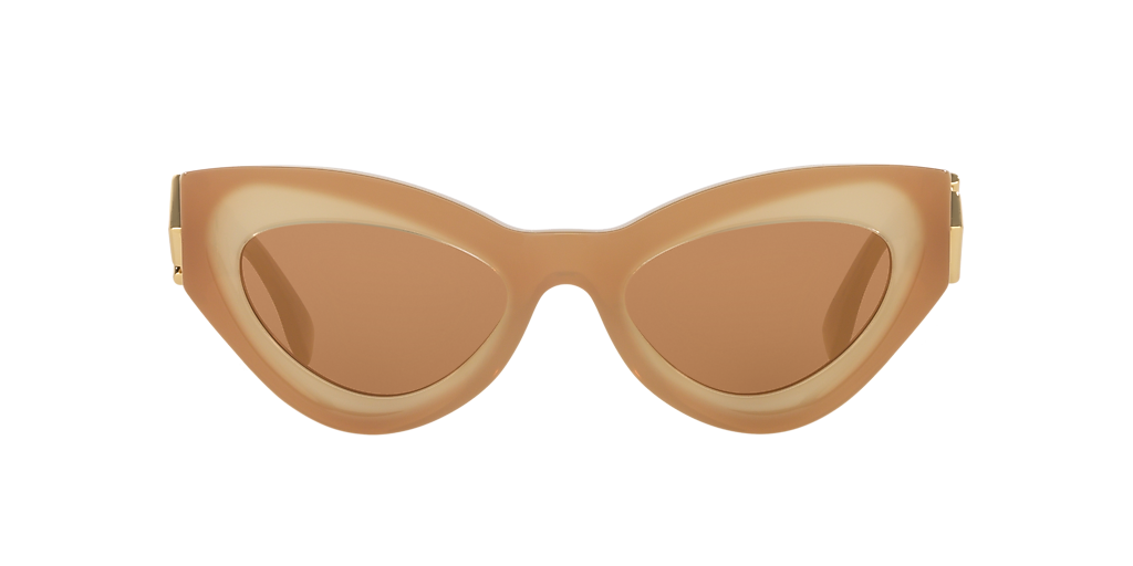 Fendi Tan Cat-Eye Acetate Sunglasses with Brown Lenses Fendi - Forever Fendi - Cat-Eye Sunglasses - Brown  main image 3