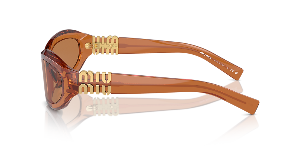 Miu Miu MU 14ZS S (59 - 17) with Brown lenses and Brown frame