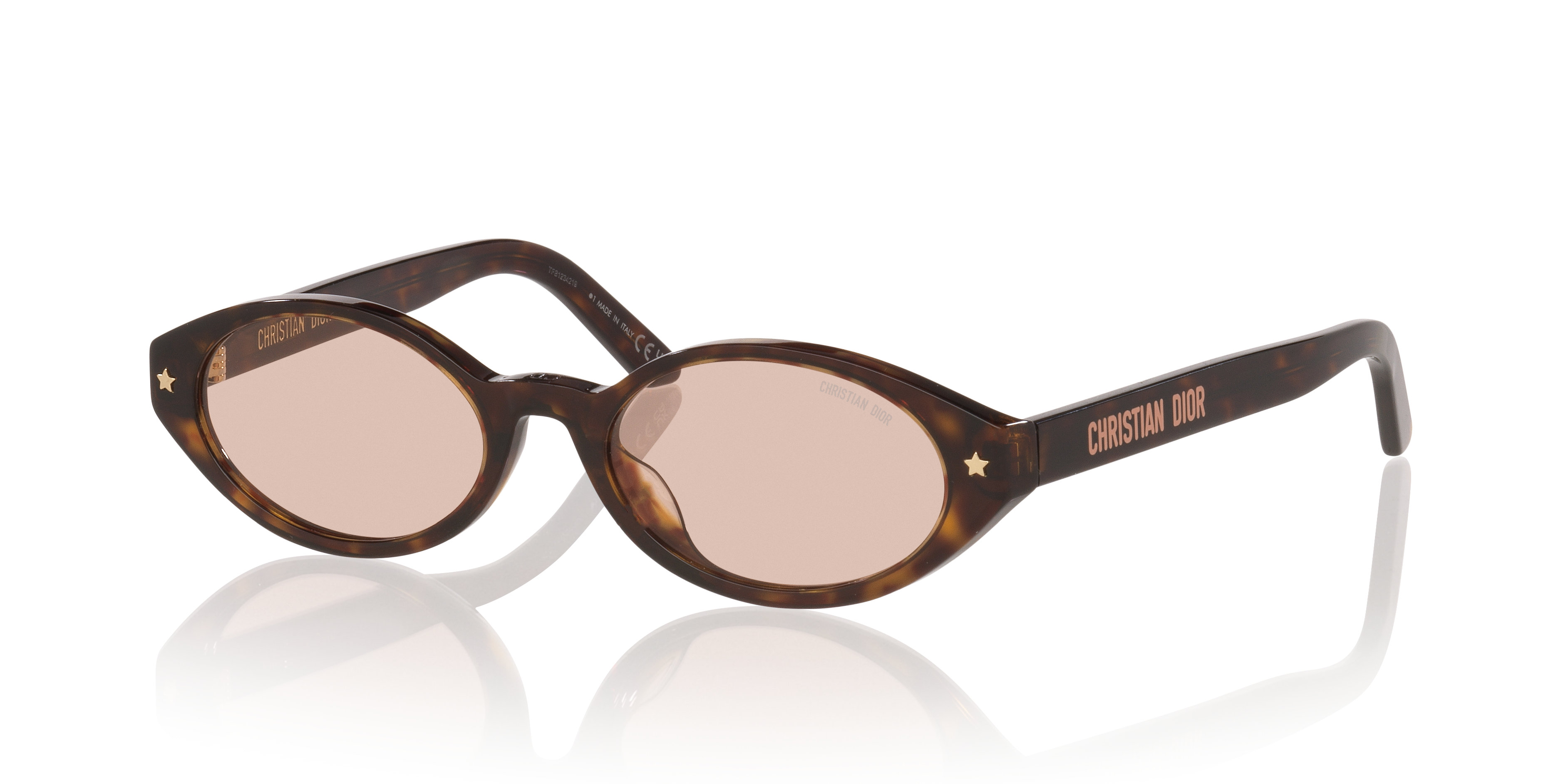 Christian Dior ディオール サングラス ロゴ ブラウン 中古・古着通販】Christian Dior (クリスチャン ディオール