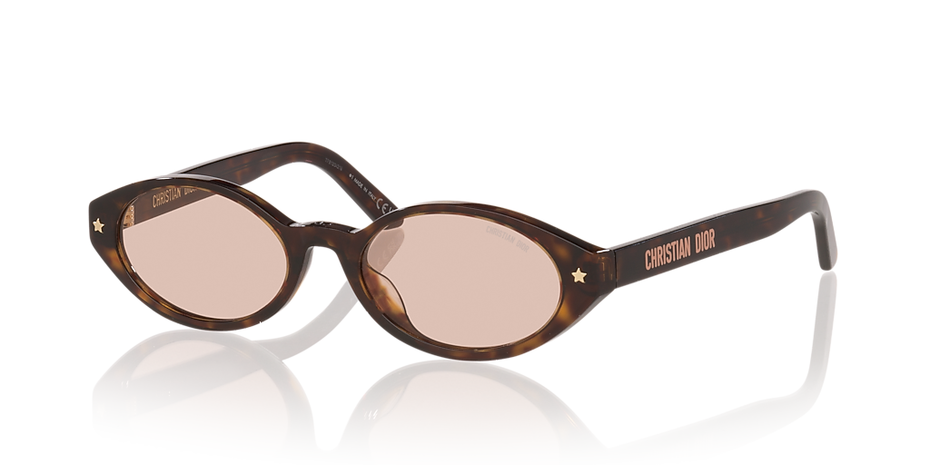 DIOR Diorpacific R1I XS (52 - 18) with Pink lenses and Brown frame