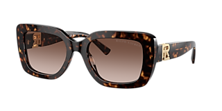 Ralph Lauren RL8144 56 Gradient Grey & Shiny Black Sunglasses 