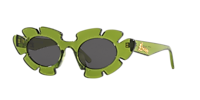 LOEWE Paulas Ibiza LW40088U Green - Unisex Sunglasses, Grey Lens