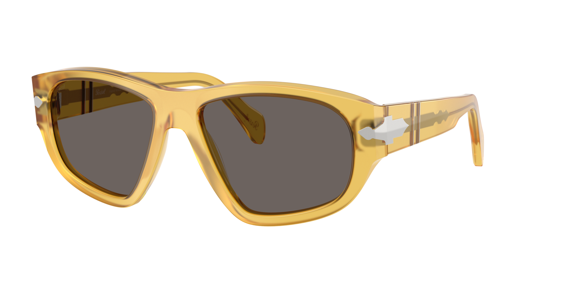 Persol Unisex Sunglass PO0050S - Frame color: Miele, Lens color: Dark Grey