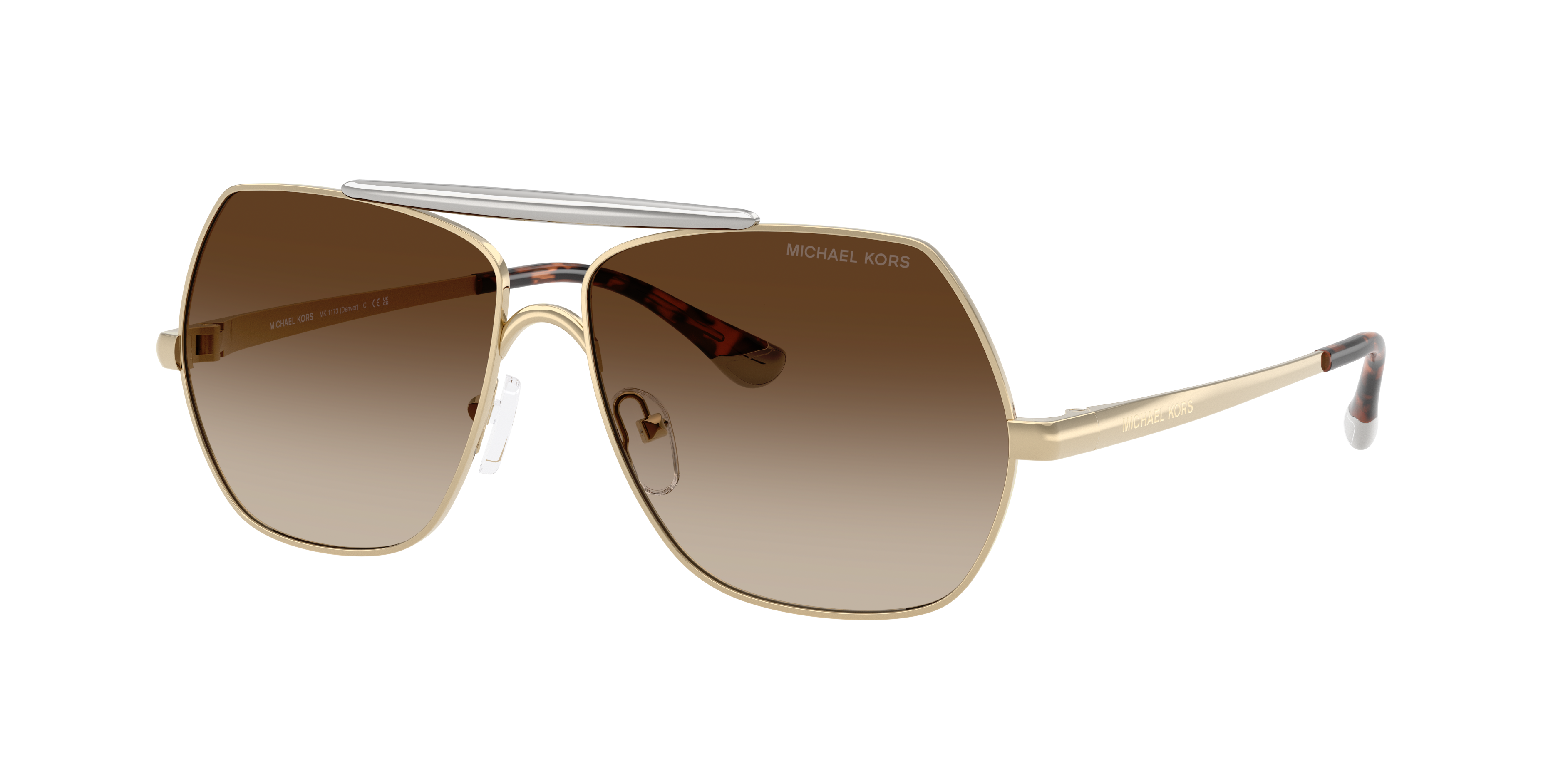 Michael Kors MK1173 Denver L (58 - 13) with Grey lenses and Gold