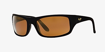 Maui Jim Peahi 65 HCL® Bronze Polarized & Black Matte Rubber 